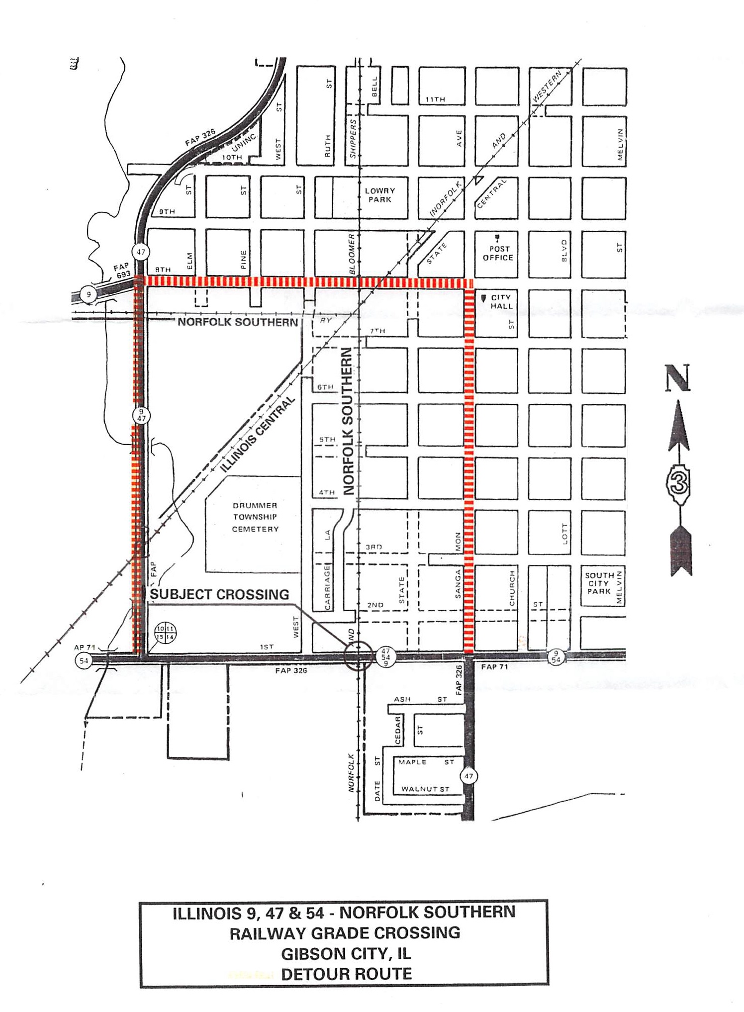 City Layout for Railroad