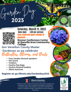 Colorful Flyer for 2023 Garden Day