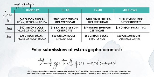 Gibson Citys Sesquicentennial Photo Contest