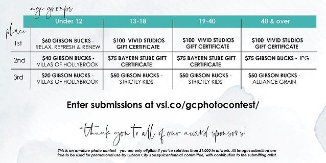 Gibson Citys Sesquicentennial Photo Contest