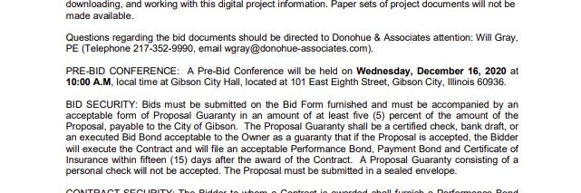 Ad for Bids 11.23.20