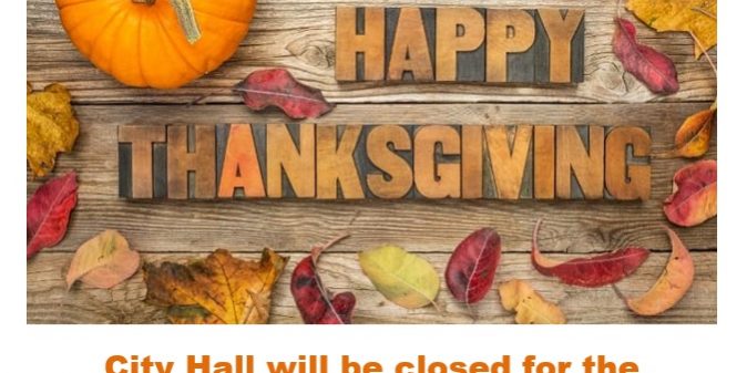 Thanksgiving Notice
