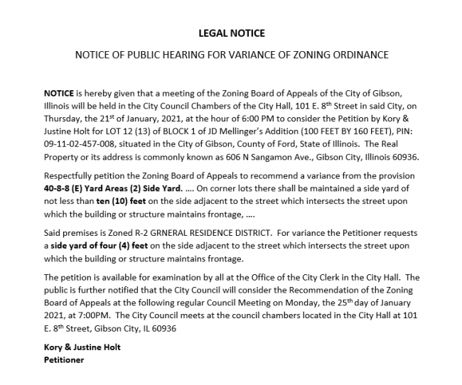 Public Variance Notice 1.18.21 1