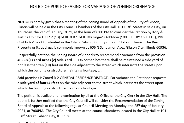 Public Variance Notice 1.18.21 1