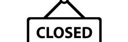 closed sign