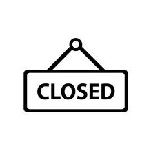 closed sign