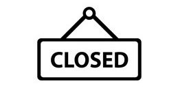 closed sign