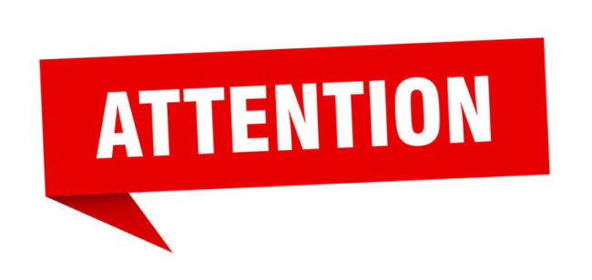 attention red attention symbol