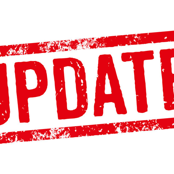 google-update red outlined update sign