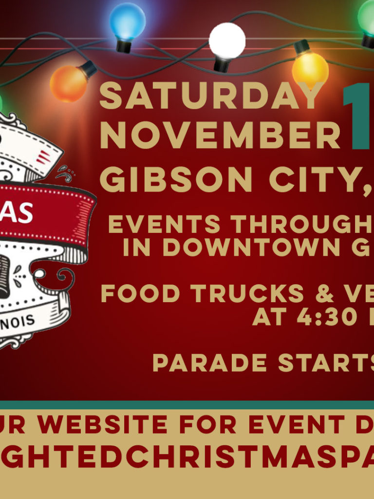 Holiday Parade Flyer with November 19 listed