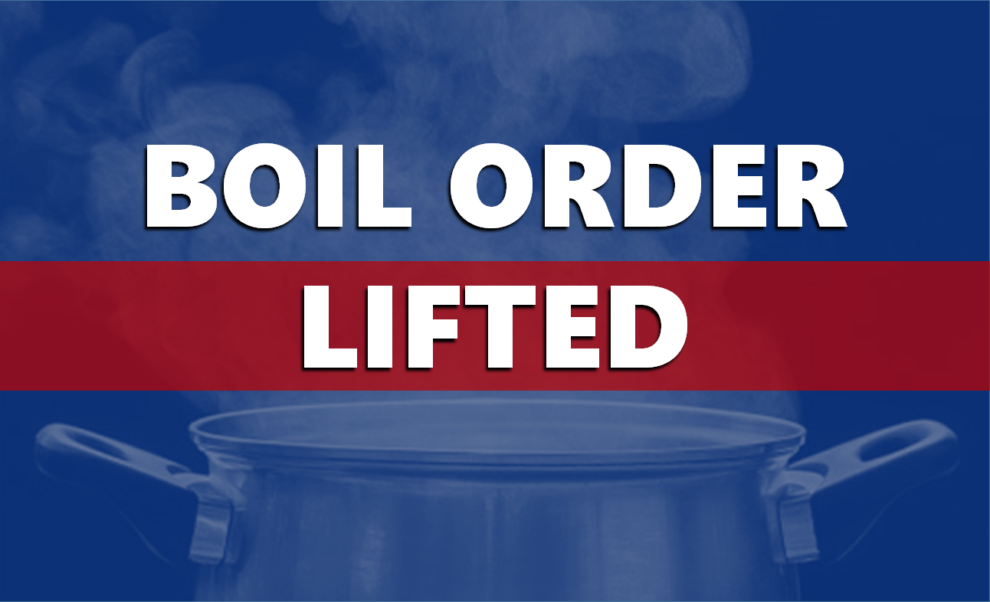 Boil Order lifted Notice