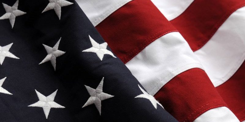 American Flag closeup