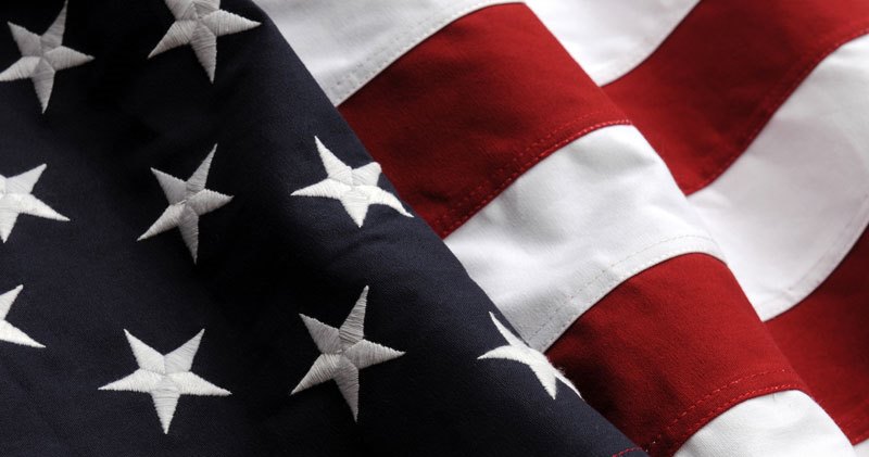 American Flag closeup